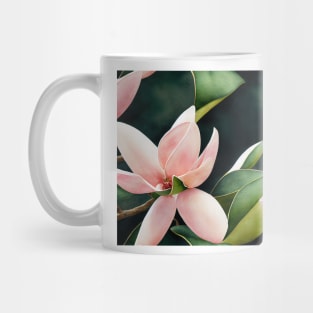 Magnolia Grandiflora Watercolor Painting Mug